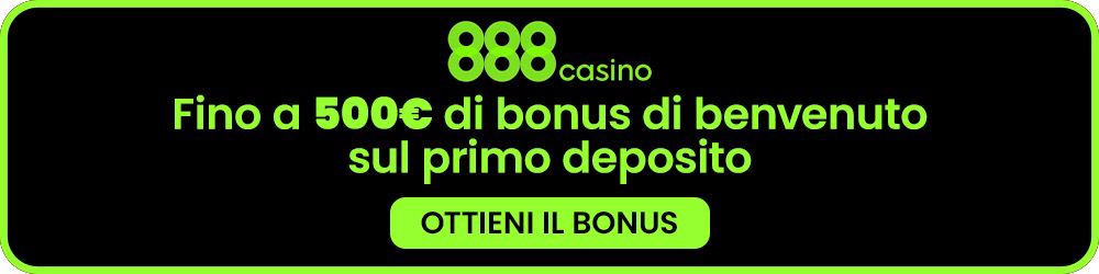 888Casino bonus